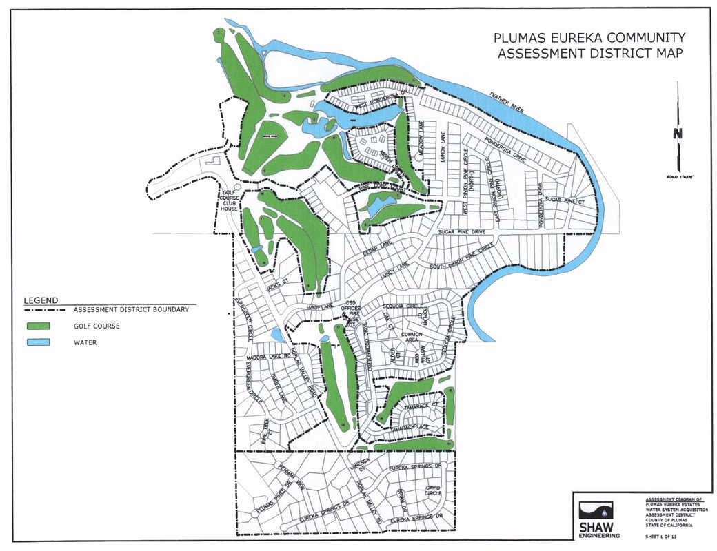Plumas Eureka Community Assessment District Map